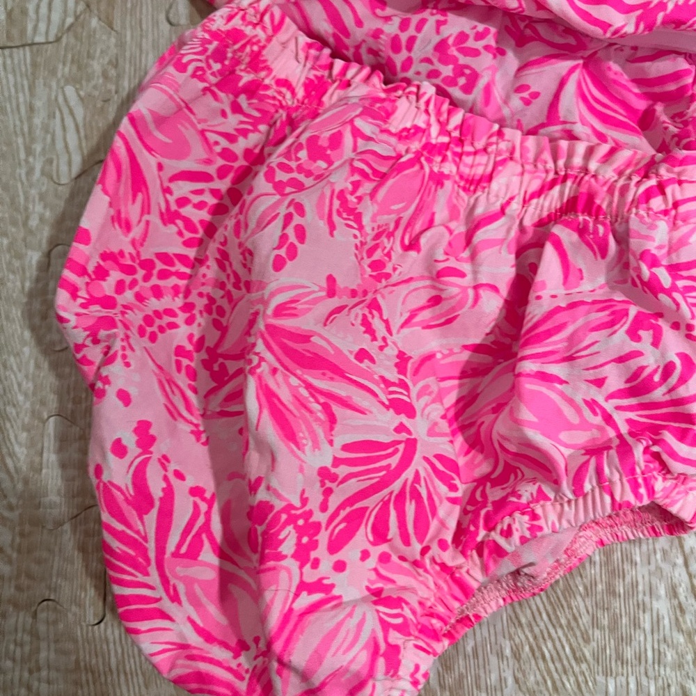 Lilly Pulitzer Pink Diaper Cover - Picture 3 of 8